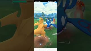 Hundo axorus vs dragonitepokemongoindonesia pokemongo gobattleleague [upl. by Llemmart]