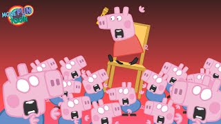 George Pig Becomes Many funnycartoon peppapigparody georgepig memeanimation [upl. by Ecyned]