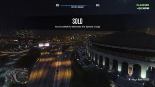 selling another 62 Crates of Special Cargo in Grand Theft Auto 5 Online SecuroServ [upl. by Aihsenrad]