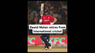 Dawid Malan retires from international cricket  cricket dawidmalan [upl. by Nunnery]