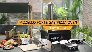 Pizzello Forte Gas 12  Outdoor Pizza Oven Propane amp Wood [upl. by Anihta]