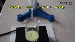 TITRATION OF CHLORIDE IONS WITH SILVER NITRATE [upl. by Placido16]