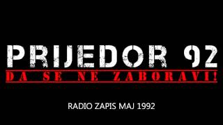 Radiozais Radio Prijedor 31maj 1992 [upl. by Kcoj]