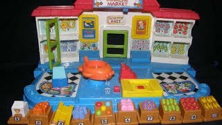 Fisher Price Little People Shop N Learn Marketfisher price little people toys review [upl. by Prichard310]