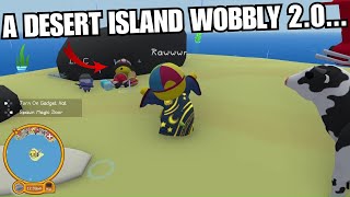 A desert island wobbly 20 Leaving someone afk on a desert island in a random lobby in Wobbly Life [upl. by Naerb]