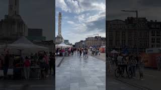 market in Leuven 🇧🇪😀youtubeshorts shorts travel market festival leuven belgium [upl. by Aloek]