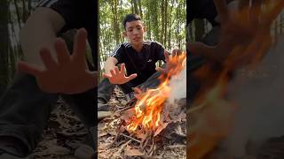 Protecting Forests Is OurResponsibility camping bushcraft outdoors survival fire forest short [upl. by Doreen]