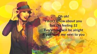 22  Taylor Swift  Karaoke  Instrumental   Lyrics [upl. by Simonsen]