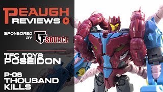 Video Review TFC Toys Poseidon  P06 THOUSANDKILLS [upl. by Naruq]