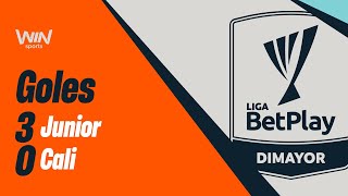 Junior vs Deportivo Cali goles  Liga BetPlay 20242  Fecha 19 [upl. by Lucania]