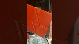 ringing tower before and after input shaping on Prusa mk3s plus Klipper [upl. by Ydollem]