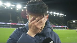 Son Heungmin’s disappointed postmatch interview after Fulham defeat [upl. by Christie32]