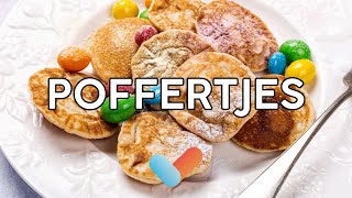 De lekkerste POFFERTJES maken  Snel en eenvoudig met SUPER LEKKERE TOPPINGS [upl. by Esorbma]