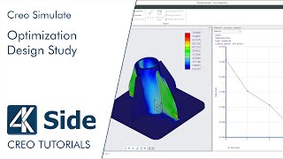 Creo Simulate  Optimization Design Study [upl. by Notaek]