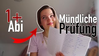 1 in der mündlichen ABITUR Prüfung Meine Tipps fürs Abi 2020 [upl. by Eleumas]