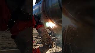 SPARKS FLY  8010 PIPE WELDING [upl. by Sibyls]