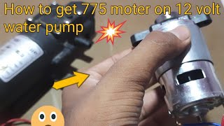 How To Get 775 Motor In Sprayer Pump Purane Pump Me Se Nikala 775 Motor Bipin Experiment [upl. by Abdel66]