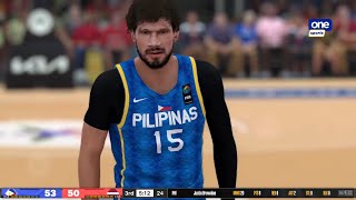 NBA 2K24 Live Simulation Gilas Pilipinas vs Latvia  FIBA Olympic Qualifiers 2024 [upl. by Salene]