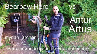 Bearpaw Hero vs Antur Artus Parcourrunde Fausters Früchtchenpark [upl. by Ilojne]