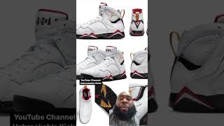 First look Air Jordan 7 Cardinal 2022 [upl. by Anaer]