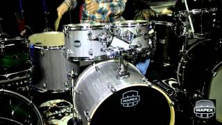 Bateria Mapex Mars SmokeWood 22quot101216quot14quot  Groove It Up Drum Shop [upl. by Eicrad]