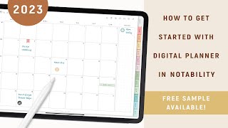 ⭐️ Notability ⭐️ How to set up ForLittleLion Digital Planner in 2023 [upl. by Sorodoeht313]