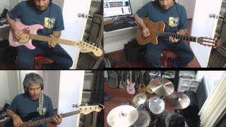 Las Hojas Muertas  Los Belkings One man band cover [upl. by Haggai]