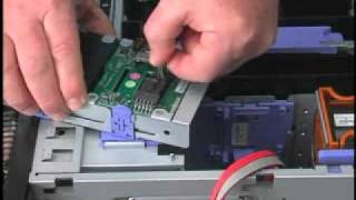 IBM System x3850 X5  CRU  Install SAS Hard Disk Drive Backplane and Cable [upl. by Manno]