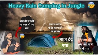 Heavy Rain Camping In Jungle 🌧️😰24 hour Rain Camping Challenge In Himachal Pradesh 🏕️🥵 [upl. by Jeannine389]