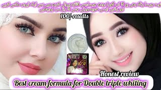 Best cream formula for Double triple whitingHonest reviewKOMAL beauty voice [upl. by Yelkao824]