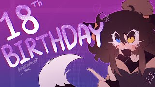 18TH BIRTHDAY  animation meme [upl. by Nnanaej]