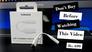 Samsung USBC to 35 mm Headphone Jack Adapter Review  Best USBC to 35 mm DongleCable [upl. by Esac]