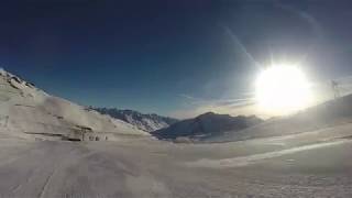 SÖLDEN SKIING 2018  ABFAHRT SCHWARZE SCHNEID amp TIEFENBACHGLETSCHER [upl. by Audley]