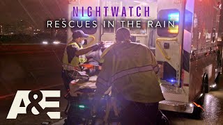 Nightwatch Rescues in the Rain  Top 7 Moments  AampE [upl. by Annahoj]