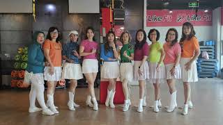 Rhythm Nation  Line Dance Demo by Lindas Dance Sportmall [upl. by Bubb]