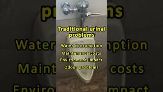 Waterless urinals are an alternative to traditional waterbased urinals urinals washroom [upl. by Aicilf]