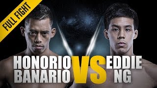 ONE Full Fight  Honorio Banario vs Eddie Ng  A HighIntensity Battle  August 2016 [upl. by Aidnyl]