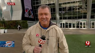 Thunder Reporter Steve McGehee Comments On New OKC Arena [upl. by Erinna]