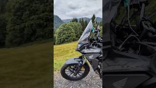 Part one of our Alps trip in September hondacb500x suzukivstrom650 moto dualsport advriders [upl. by Yatnahc]