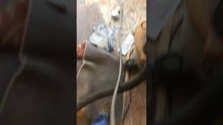 Pulling wire through liquid tite flexible conduit EASY [upl. by Ynnad]