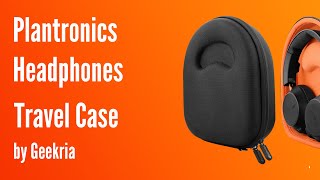 Plantronics BackBeat OverEar Headphones Travel Case Hard Shell Headset Carrying Case  Geekria [upl. by Leamhsi675]