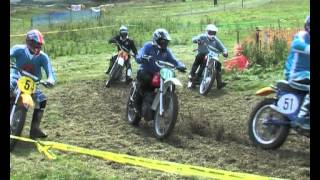 Over 60s and Over 50s Race 1 Scottish Classic Scramble Club Kirkness 2012 [upl. by Serafine]