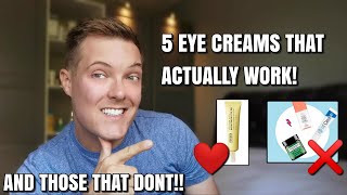 THE TRUTH ABOUT EYE CREAM  Tackle crows feet with the best drugstore eye creams [upl. by Persian]