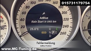 AdBlueProbleme Unsere Lösung für dein Mercedes ECoupe [upl. by Ellerehc923]