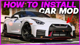 How To Install Car Mods in GTA V  GTA 5 2023 EASY METHOD ADDON Car Mod WITH CARSH FIX FILE [upl. by Ahsaela]