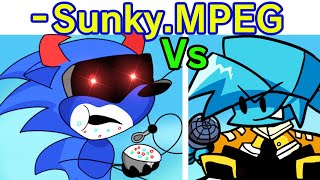 Friday Night Funkin VS Minus Sunky amp SONICEXE 15 FULL WEEK FNF ModSunkyMPEG [upl. by Assirhc]