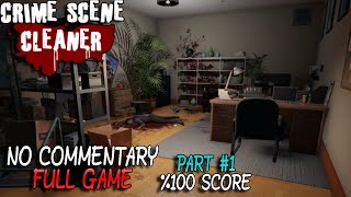 Crime Scene Cleaner Full Game PART 1 no commentary gameplay [upl. by Devlen704]