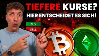 Tiefere Kurse in Bitcoin und Ethereum Analyse amp Prognose Bitcoin Trading [upl. by Obbard880]