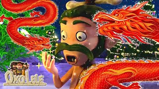 Oko Lele 🎄 Dragon Power 🐲🐉 Lunar New Year сollection ⭐ Episodes in a row  CGI animated short [upl. by Bethany580]