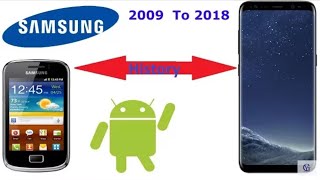 Evolución de todos los celulares Samsung Galaxy 20092018 [upl. by Braca917]